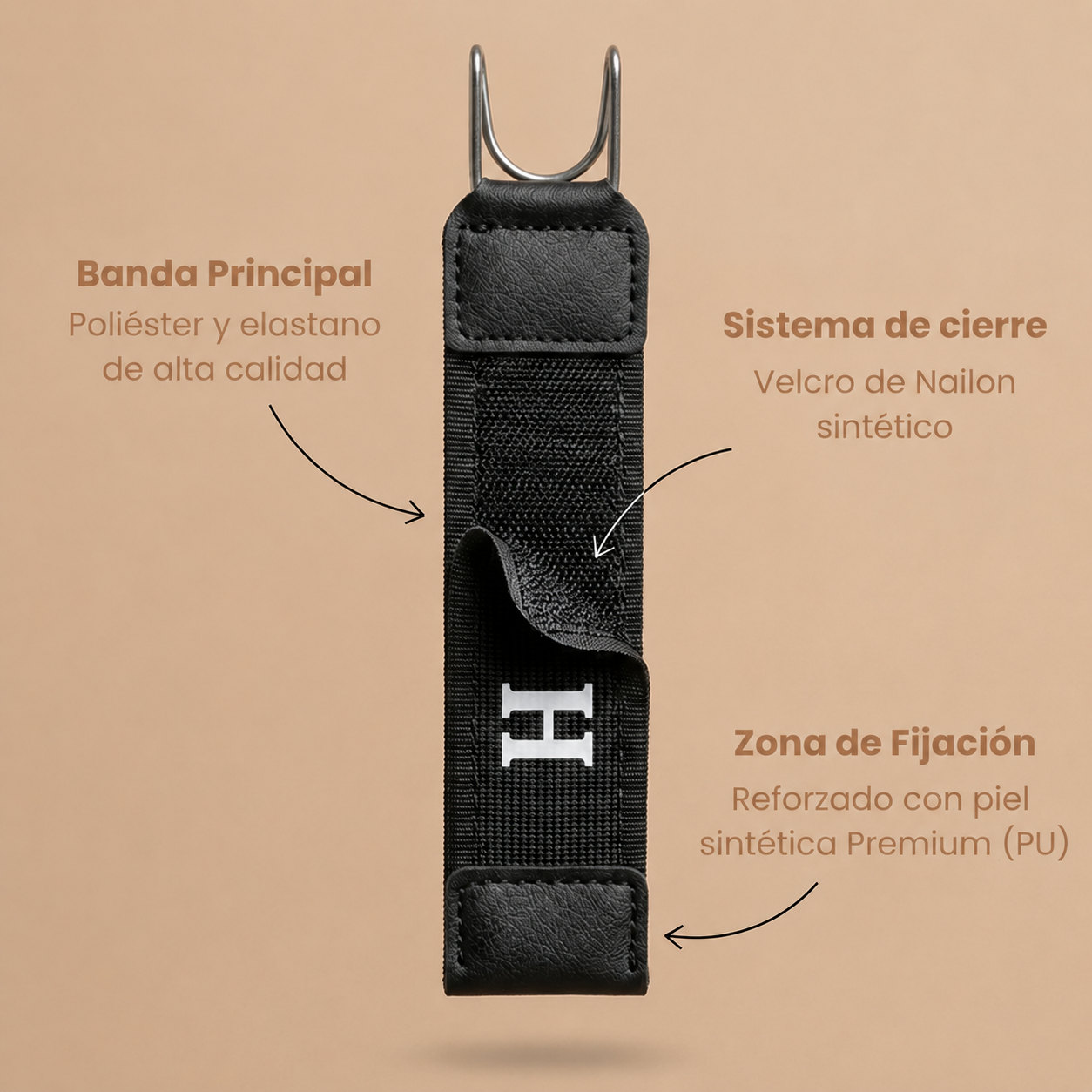 Cinturón sin hebilla: sin presión, sin ajustes constantes