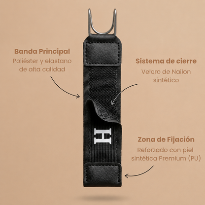 Cinturón sin hebilla: sin presión, sin ajustes constantes
